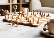 Designer-Schachspiel „Wobble“